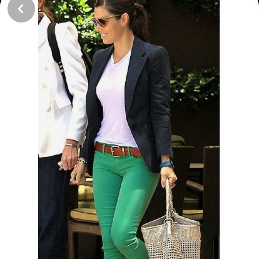 AMAZING J Crew Capris In Spring Green!
